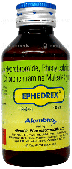 Ephedrex Syrup 100Ml Ephedrex Syrup 100Ml