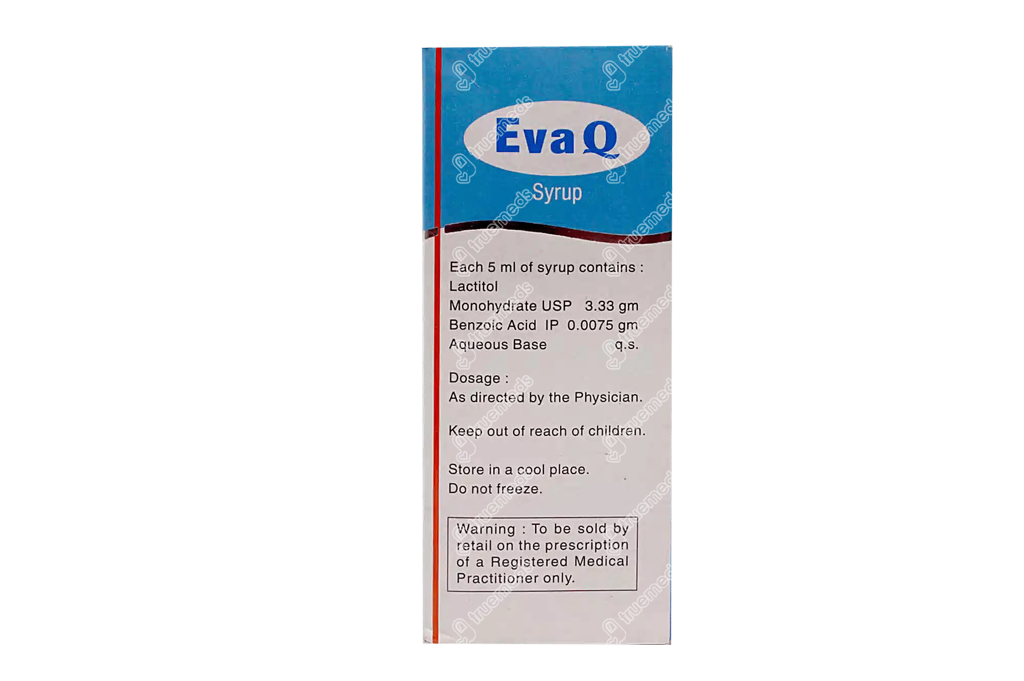 Evaq 3.33 GM Syrup 200 ML Order Evaq 3.33 GM Syrup 200 ML Online at