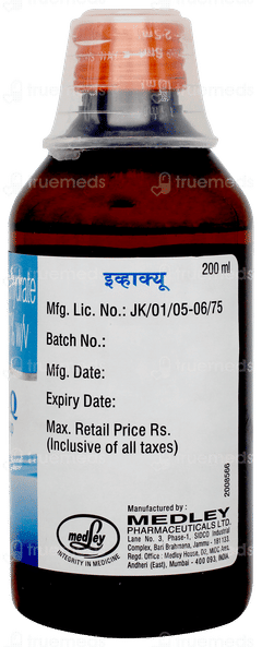 Eva Q Syrup 200ml Eva Q Syrup 200ml