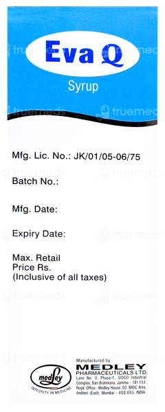 Eva Q Syrup 450ml Eva Q Syrup 450ml