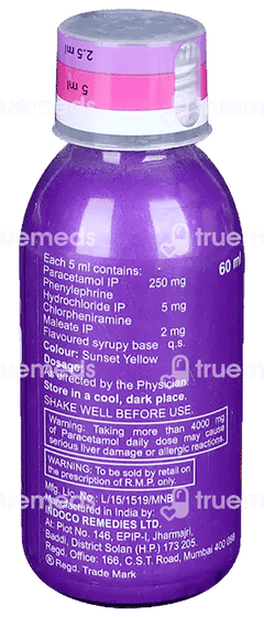 Febrex Plus Ds Orange Flavour Suspension 60ml Febrex Plus Ds Orange Flavour Suspension 60ml