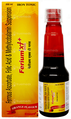 Ferium Xt+ Orange Flavour Suspension 200ml