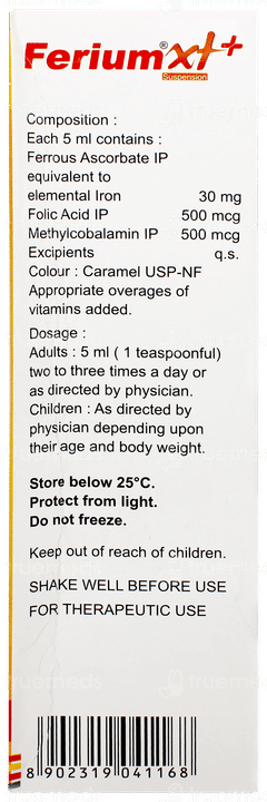 Ferium Xt+ Orange Flavour Suspension 200ml