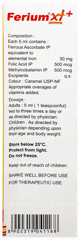 Ferium Xt+ Orange Flavour Suspension 200ml