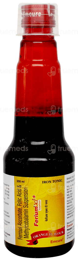 Ferium Xt+ Orange Flavour Suspension 200ml
