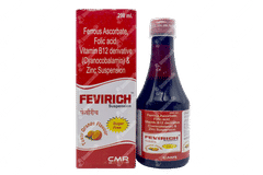 Fevirich Orange Flavour Sugar Free Suspension 200ml Fevirich Orange Flavour Sugar Free Suspension 200ml