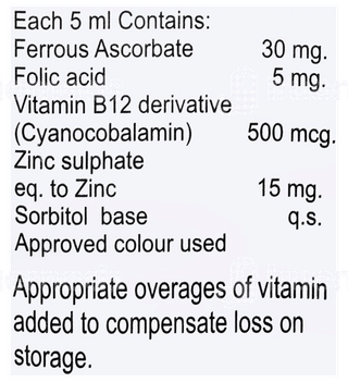 Fevirich Orange Flavour Sugar Free Suspension 200Ml