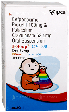 Foloup Cv 100 Dry Syrup 30Ml Foloup Cv 100 Dry Syrup 30Ml