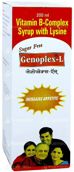 Genoplex L Sugar Free Syrup 200ml