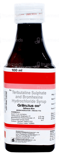 ग्रिलिंक्टस बीएम सिरप 100ml