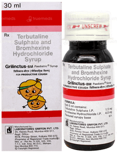 Grilinctus Bm Paediatric Syrup 30Ml Grilinctus Bm Paediatric Syrup 30Ml