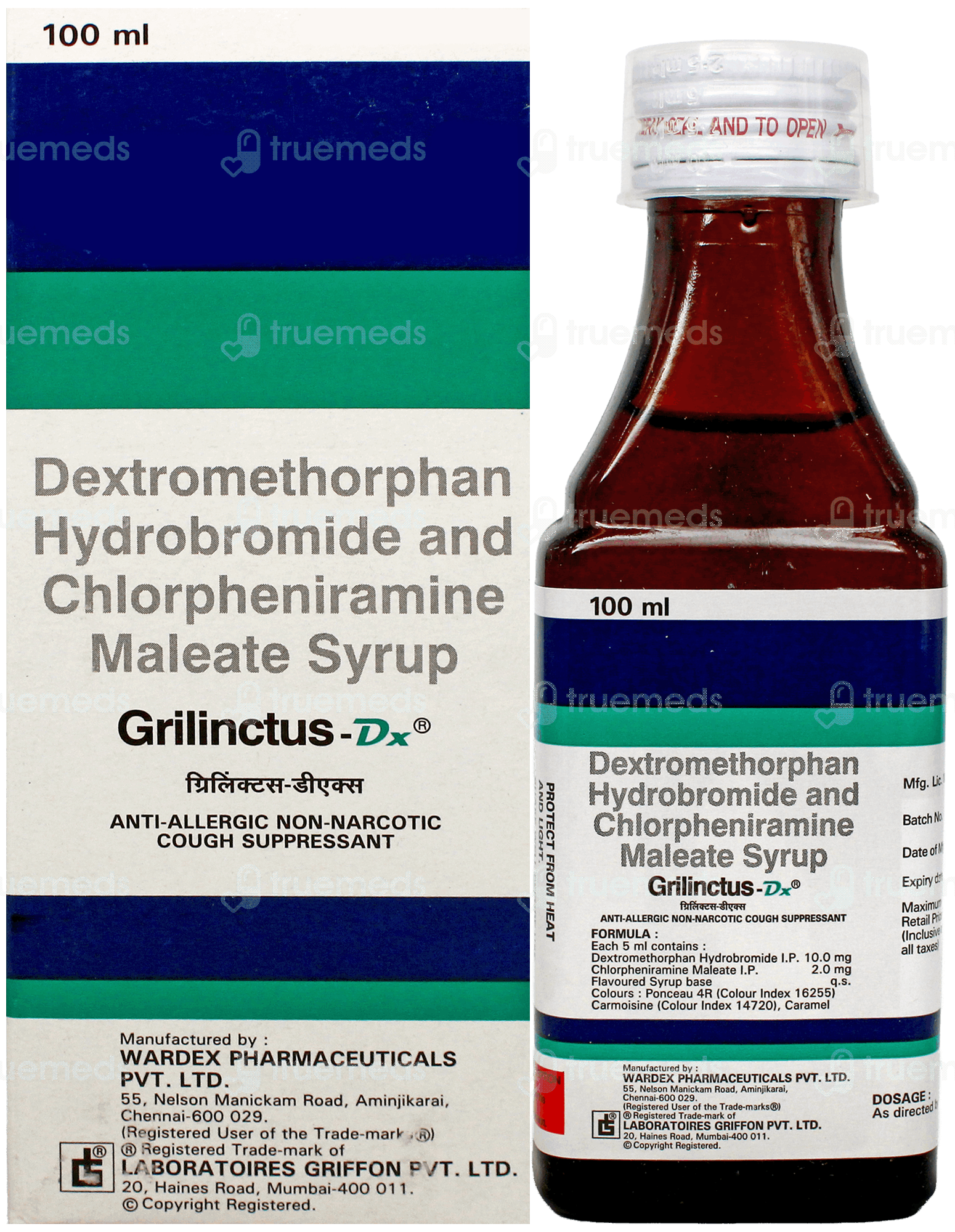 Grilinctus Dx Syrup 100Ml