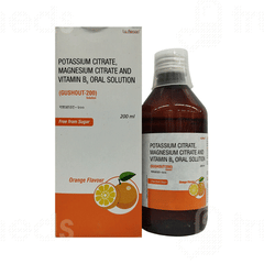 Gushout 200 Orange Flavour Free From Sugar Solution 200ml