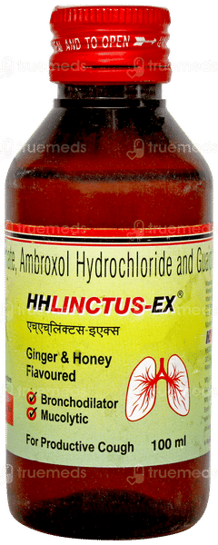 Hhlinctus Ex Ginger & Honey Flavoured Expectorant 100ml