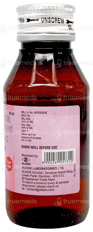 Indikof Ls Sugar Free Syrup 60Ml
