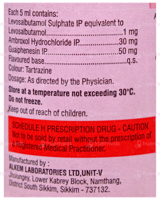 Indikof Ls Sugar Free Syrup 60Ml