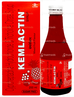 KEMLACTIN MIXED FRUIT FLAVOUR SUGAR FREE SYRUP 200ML