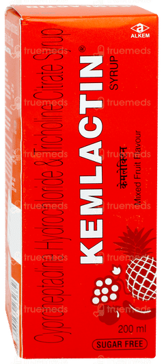 Kemlactin Mixed Fruit Flavour Sugar Free Syrup 200ml