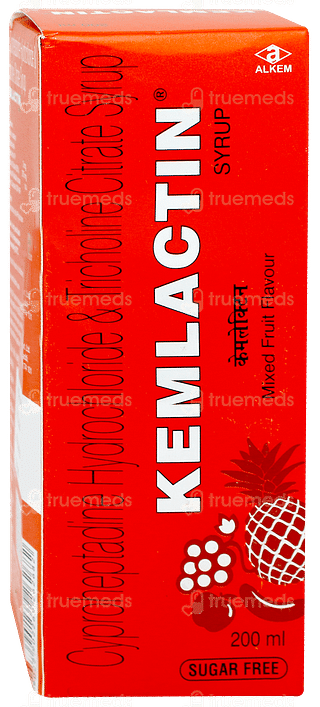 Kemlactin Mixed Fruit Flavour Sugar Free Syrup 200ml