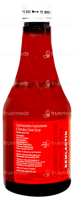 Kemlactin Mixed Fruit Flavour Sugar Free Syrup 200ml