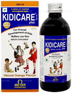 Kidicare Plus Orange Flavour Syrup 200ml Kidicare Plus Orange Flavour Syrup 200ml