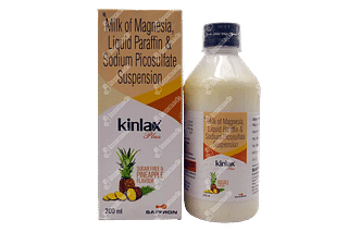 Kinlax Plus Pineapple Flavour Sugar Free Suspension 200ml