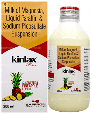 Kinlax Plus Pineapple Flavour Sugar Free Suspension 200Ml