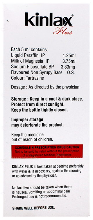 Kinlax Plus Pineapple Flavour Sugar Free Suspension 200Ml