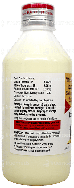 Kinlax Plus Pineapple Flavour Sugar Free Suspension 200Ml Kinlax Plus Pineapple Flavour Sugar Free Suspension 200Ml