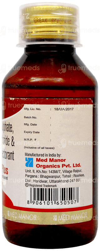 Kufril Ls Plus Expectorant 100Ml