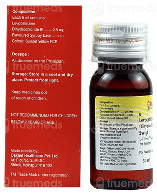 L Cetron 2.5 Mg Syrup 30 Ml