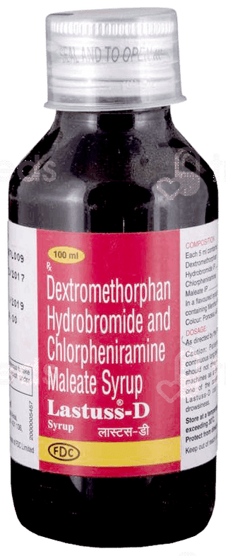 Lastuss-D 2/10 Mg Syrup 100 Ml
