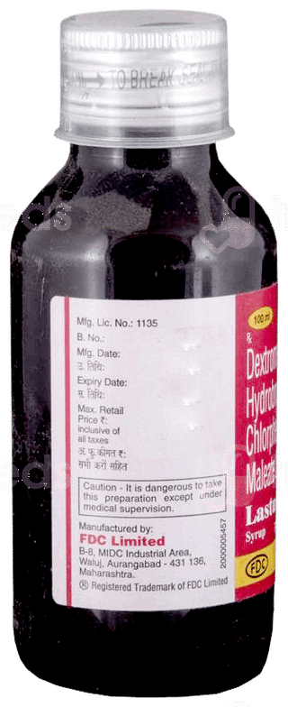 Lastuss-D 2/10 Mg Syrup 100 Ml