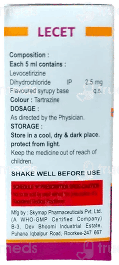 Lecet Syrup 60Ml Lecet Syrup 60Ml