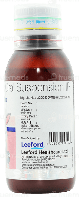 Leemol Plus Suspension 60Ml