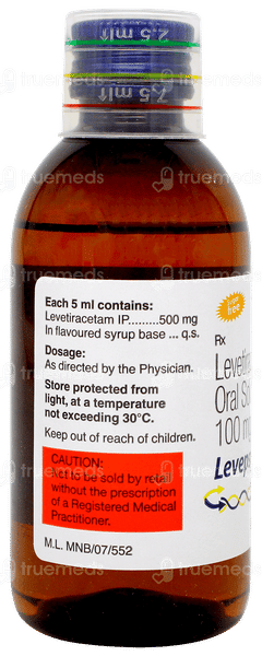 Levepsy Sugar Free Syrup 100ml