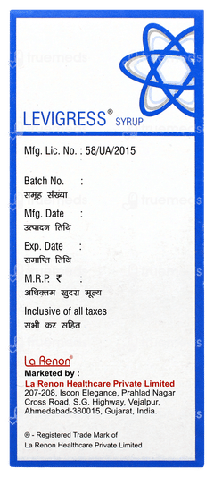 Levigress Syrup 100ml Levigress Syrup 100ml