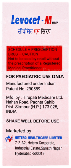 Levocet M Syrup 60ml Levocet M Syrup 60ml