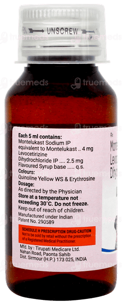 Levocet M Syrup 60ml Levocet M Syrup 60ml