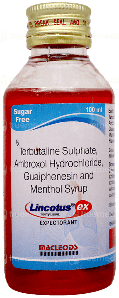 Lincotus Ex Sugar Free Expectorant 100Ml