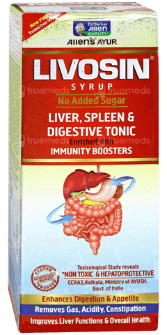 Livosin No Added Sugar Syrup 250ml Livosin No Added Sugar Syrup 250ml