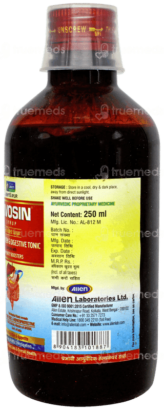 Livosin No Added Sugar Syrup 250ml