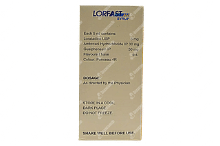 Lorfast Am 5/50/30 MG Syrup 100 ML