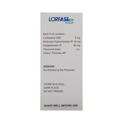 Lorfast Am Syrup 100ml Lorfast Am Syrup 100ml