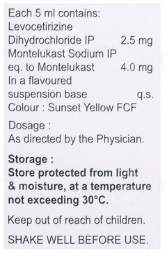 Lukast Lc Suspension 60Ml
