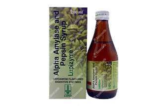 Lupizyme Cardamom Flavoured Syrup 200ml