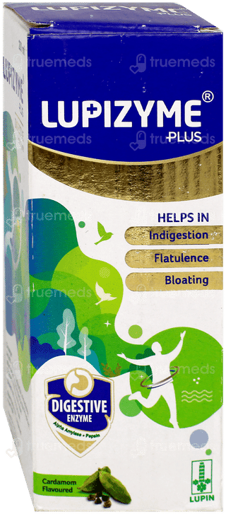 Lupizyme Plus Cardamom Flavoured Syrup 200Ml