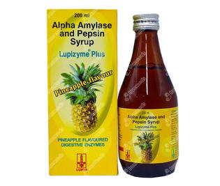 Lupizyme Plus Pineapple Flavour Syrup 200ml