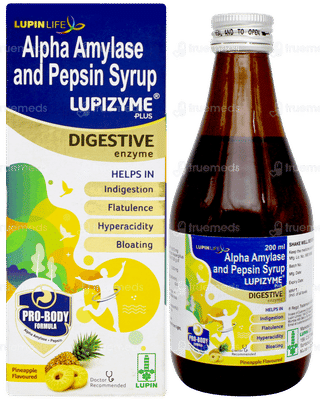 Lupizyme Plus Pineapple Flavour Syrup 200ml