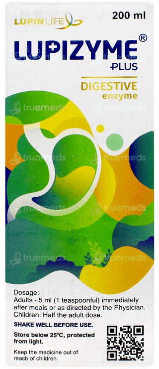 Lupizyme Plus Pineapple Flavour Syrup 200ml